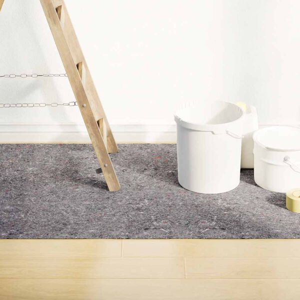 vidaXL Liukumaton maalarin fleece 10 m 180 g/m&sup2; harmaa