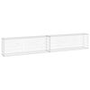 vidaXL Gabion-kivikori kansilla galvanoitu ter&auml;s 300x30x50 cm