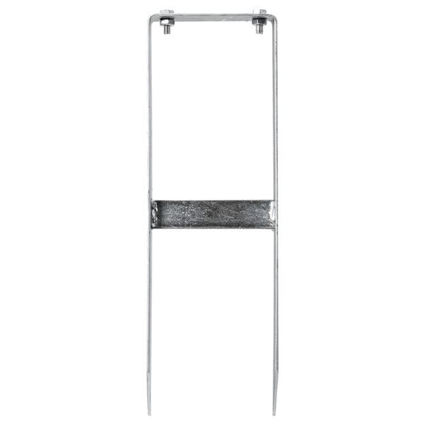 vidaXL Aitatolppapiikit 2 kpl WPC aitaan teräs 40 cm