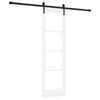 vidaXL Liukuovi ORKDAL Valkoinen 61 x 198,5 cm T&auml;ysi m&auml;nty ja lasi