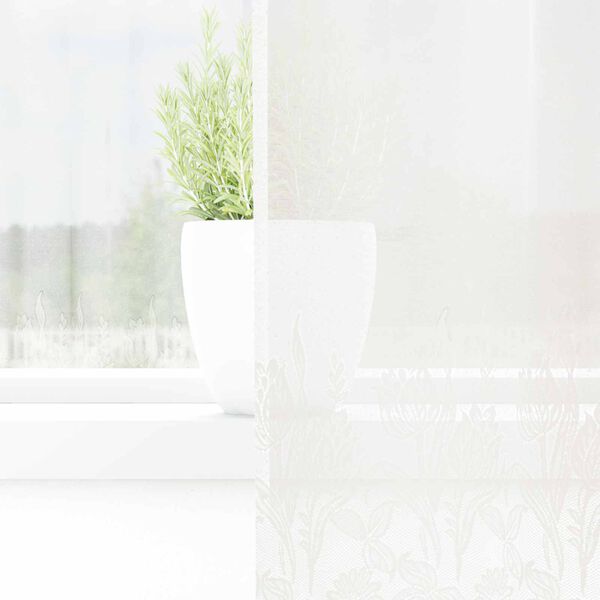 vidaXL Verkkoverho verhoilla Valkoinen 300 x 140 cm Polyesteri