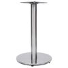 vidaXL Bistrop&ouml;yd&auml;n jalka hopeanv&auml;rinen &Oslash;45x72 cm ruostumaton ter&auml;s