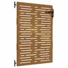 vidaXL Puutarhaportti 85x150 cm Corten-ter&auml;s neli&ouml;nmuotoinen
