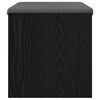 vidaXL Halli penkki tyynyll&auml; Musta tammi. 63 x 38 x 40 cm
