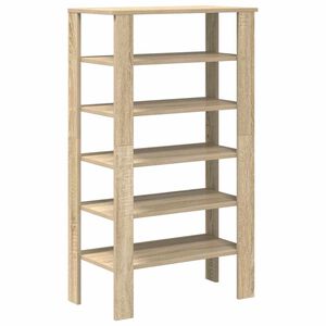 vidaXL Kenk&auml;teline Sonoma-tammi 61x32x105 cm tekninen puu