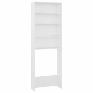 vidaXL Pesukonekaappi valkoinen 64x24x190 cm