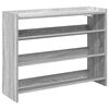 vidaXL Kenk&auml;teline harmaa Sonoma 80x25x62 cm tekninen puu