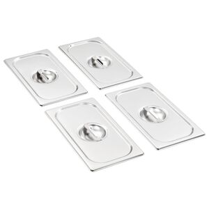 Kannet GN 1/3 pannulle 4 kpl ruostumaton ter&auml;s