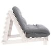 vidaXL Futon vuodesohva patjalla valkoinen 100x206x11 cm t&auml;ysi m&auml;nty