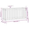 vidaXL Kukkalaatikko aitamuotoilu 150x50x70 cm täysi douglaskuusi