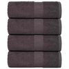 vidaXL Vieraspyyhkeet SAMMAKO 4 kpl antrasiitti 30x50 cm 360 gsm