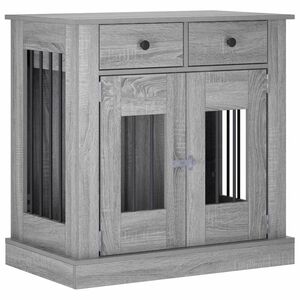 vidaXL Koira h&auml;kkihuonekalu Harmaa Sonoma 80 x 47,5 x 80 cm