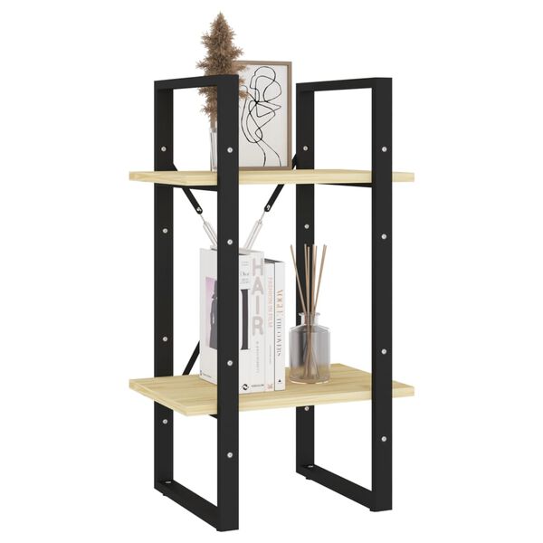 vidaXL 2-tasoinen kirjahylly 40x30x70 cm täysi mänty