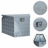 vidaXL Alumiinilaatikko 737/381x410x460 mm hopea