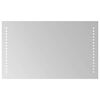 vidaXL LED kylpyhuonemirror L&auml;pin&auml;kyv&auml; 50 x 30 cm karkaistu lasi