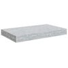 vidaXL Kelluvat seinähyllyt 2 kpl betoninharmaa 40x23x3,8 cm MDF