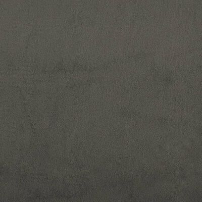 vidaXL Sängynrunko päätylevyllä tummanharmaa 135x190 cm sametti