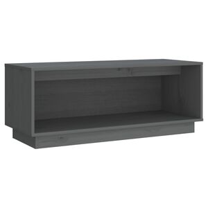 vidaXL TV-taso harmaa 90x35x35 cm t&auml;ysi m&auml;nty
