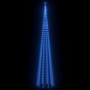 vidaXL Kartio joulukuusi 752 sinist&auml; LED-valoa 160x500 cm