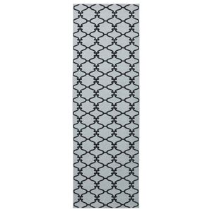 vidaXL Mattojuoksija ORIZ 1150 gsm Musta verkko-kuosi