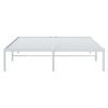 vidaXL Metallinen sängynrunko valkoinen 160x200 cm