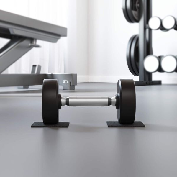 vidaXL Kumimatto Musta Kumi