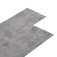 vidaXL PVC-lattialankut 5,02 m² 2 mm itseliimautuva sementinruskea