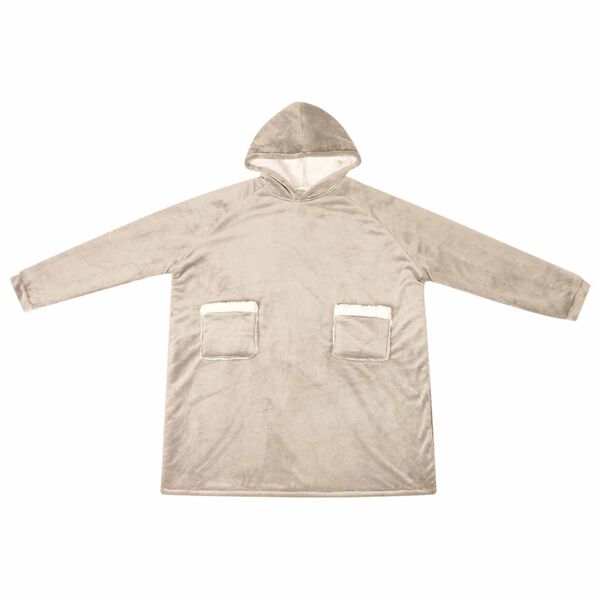 vidaXL Viltti-huppari Beige L Fleece ja flanelli