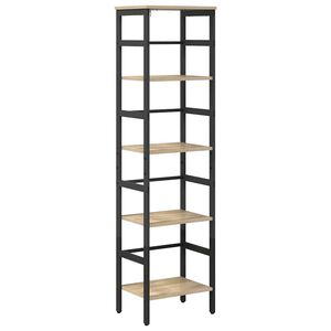 vidaXL Kirjahylly 4 tasoa 40 x 29,5 x 149 cm Tekninen puu