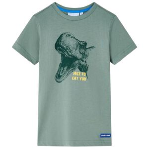 vidaXL Lasten T-paita khaki 104