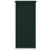 vidaXL Rullaverho ulkotiloihin 100x230 cm tummanvihre&auml; HDPE