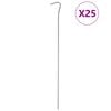 vidaXL Telttatapit 25 kpl 30 cm &Oslash;4 mm galvanoitu ter&auml;s