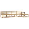 vidaXL Ulkosohvakokoelma 5 pcs valkoinen 329 x 162,5 x 73 cm