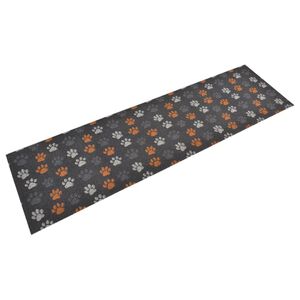 vidaXL Keitti&ouml;n pest&auml;v&auml; matto tassut 45x150 cm sametti