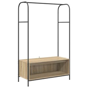vidaXL Vaatev&auml;line Ruskea tammi 100 x 44 x 160 cm Tekninen puu