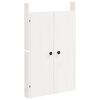 vidaXL Ulkokeitti&ouml;kaapin ovet MEPPEL valkoinen 50x9x82 cm t&auml;ysi m&auml;nty