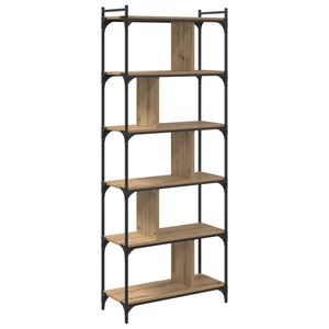 vidaXL Kirjahylly 5 tasoa 76 x 32 x 192 cm Tekninen puu