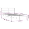 vidaXL Sängynrunko ilman patjaa 160x200 cm täysi mänty