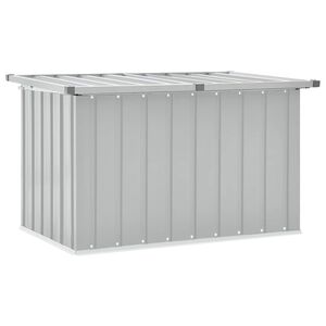 vidaXL Puutarhan varastoarkku harmaa 109x67x65 cm