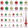 vidaXL Joulukoristeen setti 150 LED-valoilla 61 pcs Monivärinen Muovi