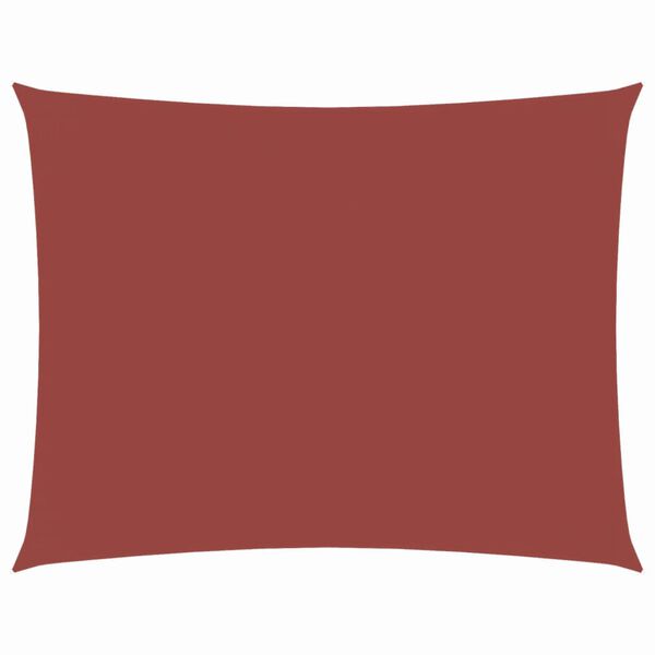 vidaXL Aurinkopurje Oxford-kangas suorakaide 4x6m Terrakotta
