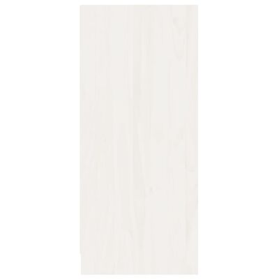 vidaXL Senkki valkoinen 70x33x76 cm täysi mänty