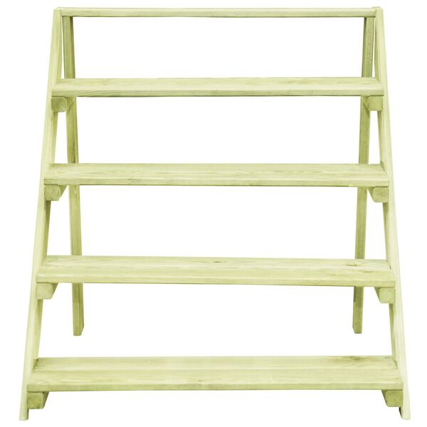 vidaXL Kukkalaatikko 80x80x80 cm kyll&auml;stetty m&auml;nty