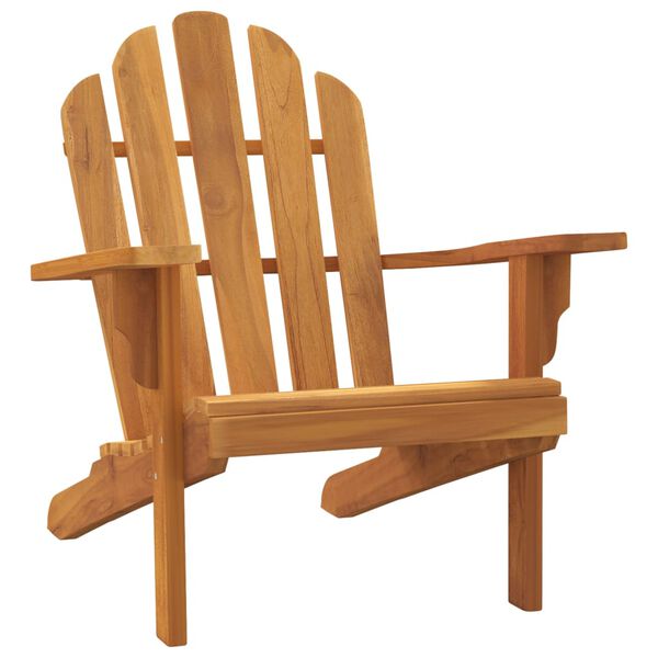 vidaXL Adirondack puutarhatuolit 2 kpl 79x95x92 cm t&auml;ysi tiikki