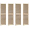 vidaXL Kaapin ovi 4 kpl Luonnollinen 170 x 49,5 cm T&auml;ysi m&auml;nty