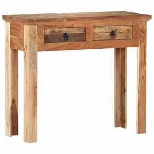 vidaXL Konsolip&ouml;yt&auml; 90,5x30x75cm t&auml;ysi akaasiapuu ja kierr&auml;tyspuu