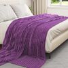 vidaXL Heittoviltti Violetti 270 x 240 cm Fleese