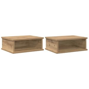 vidaXL Y&ouml;p&ouml;yt&auml; 2 kpl Artisan tammi 40 x 31 x 15 cm Tekninen puu