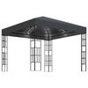 vidaXL Huvimaja LED-valonauhoilla 3x3 m antrasiitti