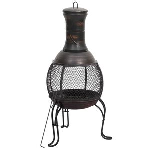 vidaXL Puutarhauuni hiilihangolla 39x39x90 cm ter&auml;s